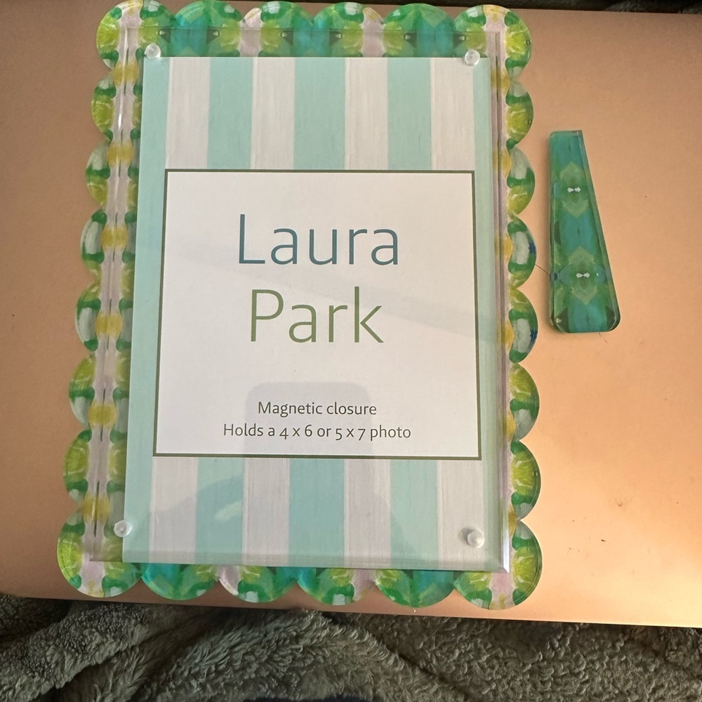 Laura Park magnetic picture frame.